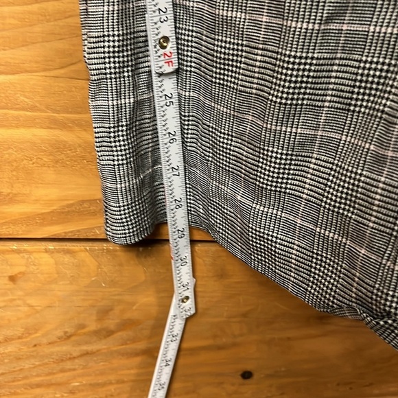 ATM Anthony Thomas Melillio Women Glen Plaid Crop Pants 8 career office business - Picture 3 of 9